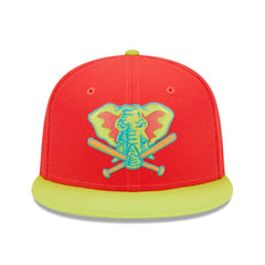 MLB Athletics New Era 40th Anniversary Lava Highlighter Combo 59FIFTY Fitted Hat