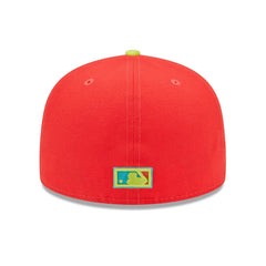 MLB Washington Nationals New Era 2008 Inaugural Season Lava Highlighter Combo 59FIFTY Fitted Hat