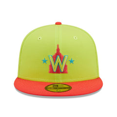 MLB Washington Nationals New Era 2008 Inaugural Season Cyber Highlighter 59FIFTY Fitted Hat