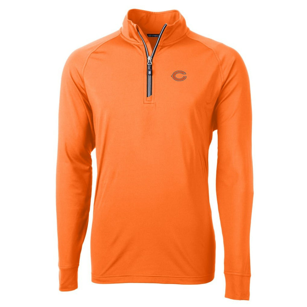 Cutter & Buck Adapt Eco Knit Stretch Recycled Quarter-Zip Jacket - Chicago Bears