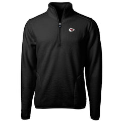 Cutter & Buck Cascade Eco Sherpa Fleece Quarter-Zip Pullover Jacket - Kansas City Chiefs