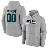 Team Authentic Custom Pullover Hoodie - Seattle Seahawks