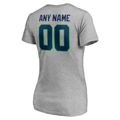 Women's Team Authentic Custom V-Neck T-Shirt - Seattle Seahawks