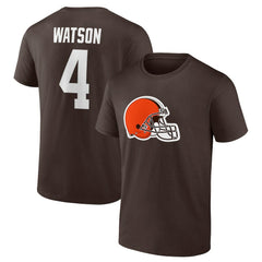 Deshaun Watson Player Icon Name & Number T-Shirt - Cleveland Browns