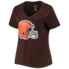 Deshaun Watson Women's Plus Size Player Name & Number V-Neck T-Shirt - Cleveland Browns