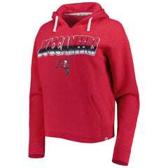'47 Women's Color Rise Kennedy Notch Neck Pullover Hoodie - Tampa Bay Buccaneers