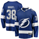 NHL Blue Brandon Hagel Tampa Bay Lightning Fanatics Home Breakaway Player Jersey