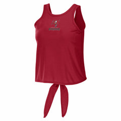 WEAR by Erin Andrews Women's Open Back Twist Tie Tank Top - Tampa Bay Buccaneers