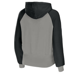 WEAR by Erin Andrews Women's Colorblock Lightweight Full-Zip Hoodie - Las Vegas Raiders