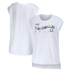 WEAR by Erin Andrews Women's Greetings From Muscle T-Shirt - Indianapolis Colts