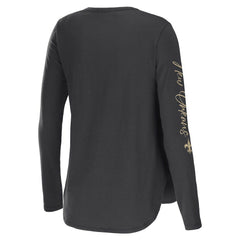 WEAR by Erin Andrews Women's Team Scoop Neck T-Shirt - New Orleans Saints