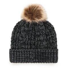 '47 Women's Meeko Cuffed Knit Hat with Pom - Carolina Panthers