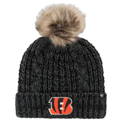 '47 Women's Meeko Cuffed Knit Hat with Pom - Cincinnati Bengals
