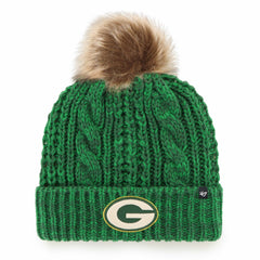 '47 Women's Meeko Cuffed Knit Hat with Pom - Green Bay Packers