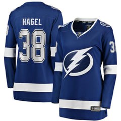 NHL Blue Brandon Hagel Tampa Bay Lightning Fanatics Women's Home Breakaway Player Jersey