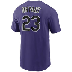 MLB Kris Bryant Colorado Rockies Nike Name & Number T-Shirt
