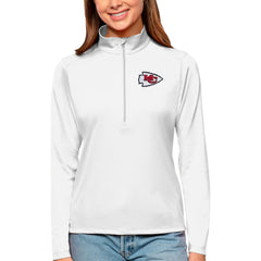 Antigua Women's Tribute Half-Zip Top - Kansas City Chiefs