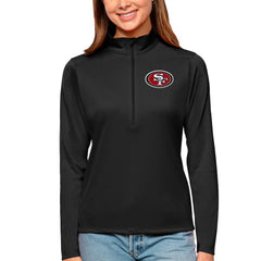 Antigua Women's Tribute Half-Zip Top - San Francisco 49ers