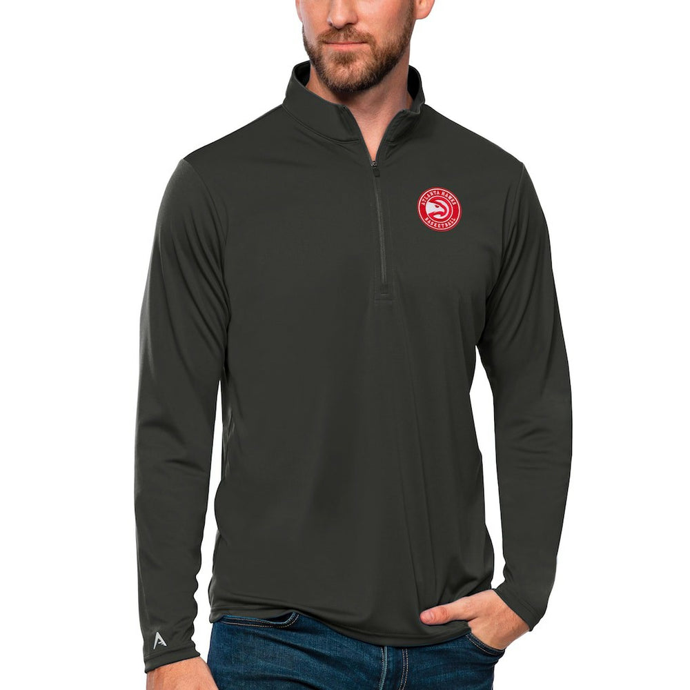 NBA Atlanta Hawks Antigua Tribute Quarter-Zip Pullover Top