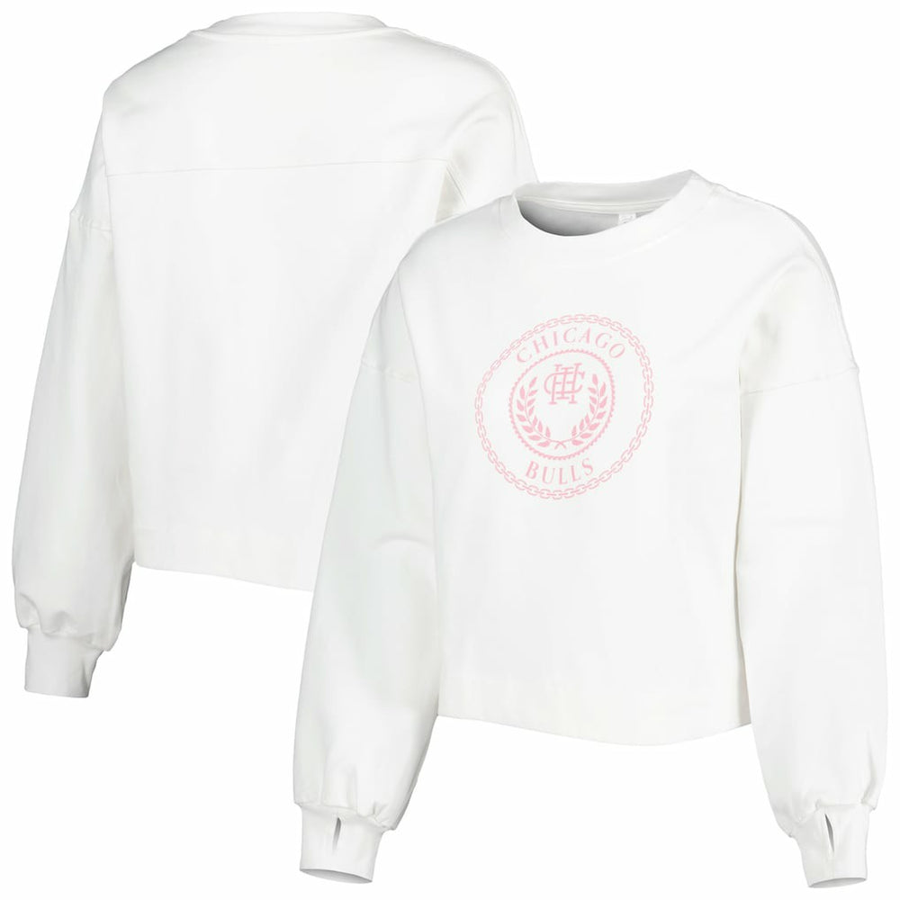 NBA Chicago Bulls Lusso Women's Lola Ball and Chain Pullover Sweatshirt