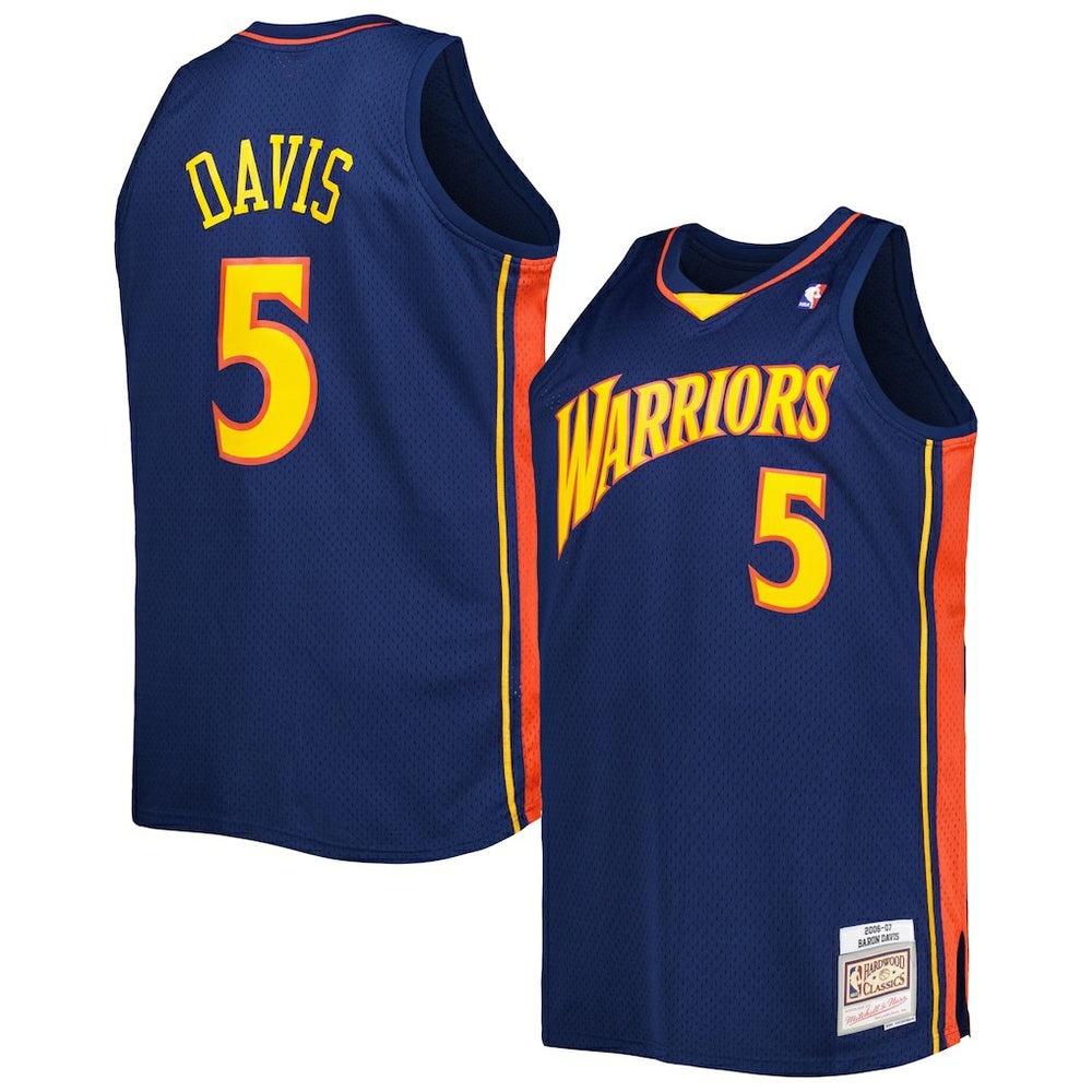 NBA Baron Davis Golden State Warriors Big & Tall Hardwood Classics 2006/07 Swingman Jersey sale