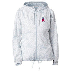 MLB Los Angeles Angels Columbia Women's Flash Forward Full-Zip Windbreaker Jacket