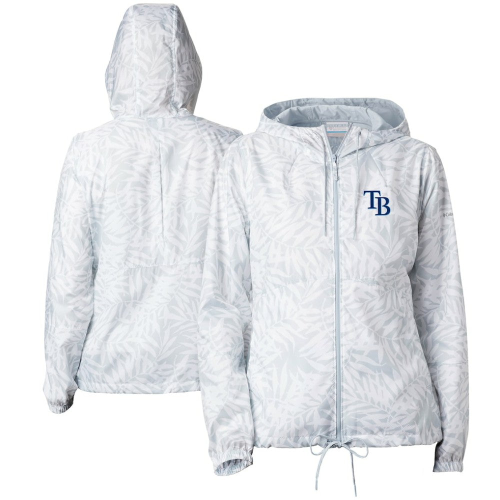 MLB Tampa Bay Rays Columbia Women's Flash Forward Full-Zip Windbreaker Jacket