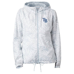 MLB Tampa Bay Rays Columbia Women's Flash Forward Full-Zip Windbreaker Jacket