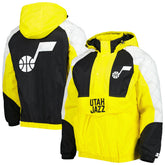 NBA Utah Jazz Starter Body Check Raglan Hoodie Half-Zip Jacket