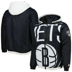 NBA Brooklyn Nets Starter The Triple Double Full-Zip Hoodie Jacket
