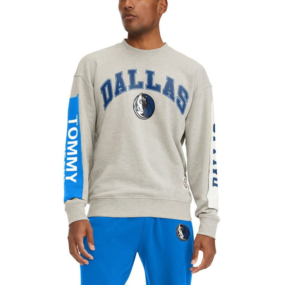 NBA Dallas Mavericks Tommy Jeans James Patch Pullover Sweatshirt sale