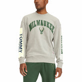 NBA Milwaukee Bucks Tommy Jeans James Patch Pullover Sweatshirt