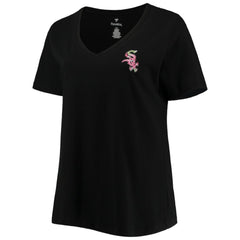 MLB Chicago White Sox Women's Plus Size #1 Mom 2-Hit V-Neck T-Shirt