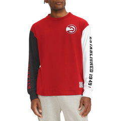 NBA Atlanta Hawks Tommy Jeans Richie Color Block Long Sleeve T-Shirt