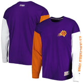 NBA Phoenix Suns Tommy Jeans Richie Color Block Long Sleeve T-Shirt