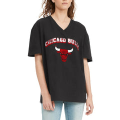 NBA Chicago Bulls Tommy Jeans Women's Ashley V-Neck T-Shirt sale