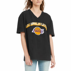 NBA Los Angeles Lakers Tommy Jeans Women's Ashley V-Neck T-Shirt