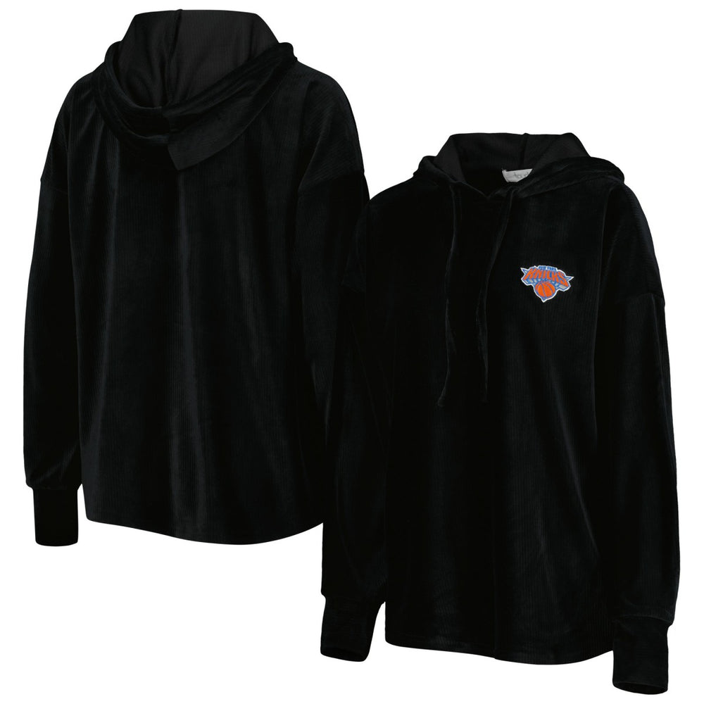 NBA New York Knicks Touch Women's End Line Velour Pullover Hoodie
