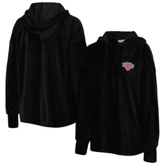 NBA New York Knicks Touch Women's End Line Velour Pullover Hoodie