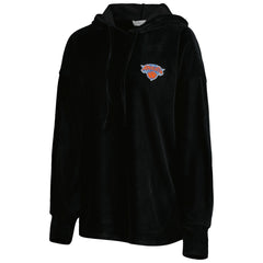 NBA New York Knicks Touch Women's End Line Velour Pullover Hoodie