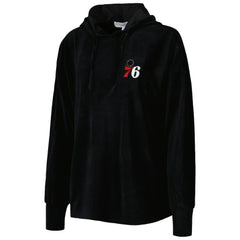 NBA Philadelphia 76ers Touch Women's End Line Velour Pullover Hoodie