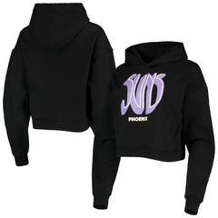 NBA Phoenix Suns Lusso Women's Layla World Tour Cropped Pullover Hoodie