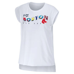 MLB Boston Red Sox WEAR by Erin Andrews Women's Greetings From T-Shirt