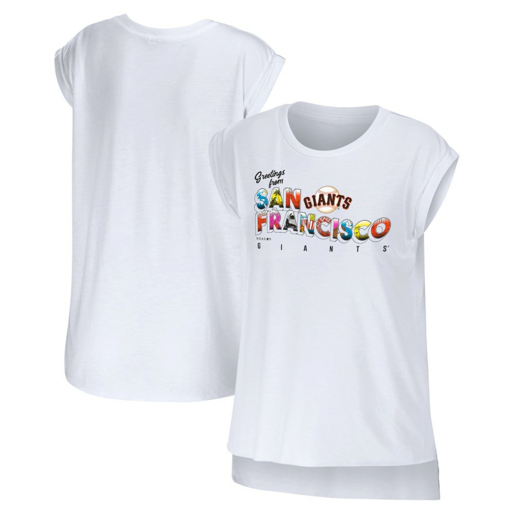 MLB San Francisco Giants WEAR by Erin Andrews Women's Greetings From T-Shirt