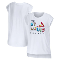 MLB St. Louis Cardinals WEAR by Erin Andrews Women's Greetings From T-Shirt