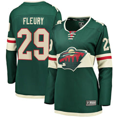 NHL Green Marc-Andre Fleury Minnesota Wild Fanatics Women's Home Breakaway Player Jersey