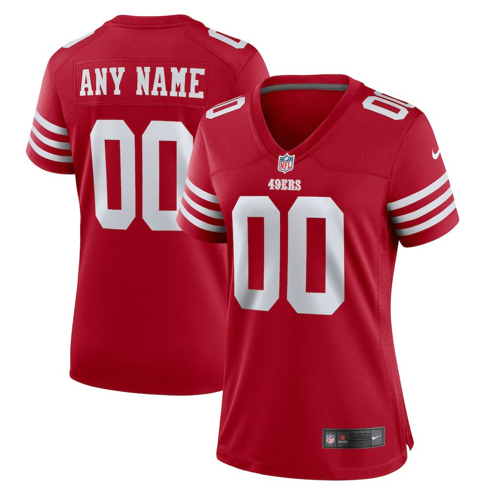 Women's Game Custom Jersey - San Francisco 49ers