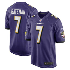 Rashod Bateman Game Player Jersey - Baltimore Ravens
