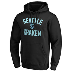 NHL Black Seattle Kraken Fanatics Big & Tall Victory Arch Pullover Hoodie
