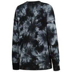 MSX by Michael Strahan Women's Bailey Tie-Dye Tri-Blend Pullover Sweatshirt - Cleveland Browns